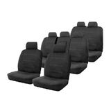 Wet N Wild Neoprene Seat Covers Set Suits Hyundai Santa Fe TM Active/Elite/Highlander 4 Door Wagon 4/2018-1/2024 3 Rows