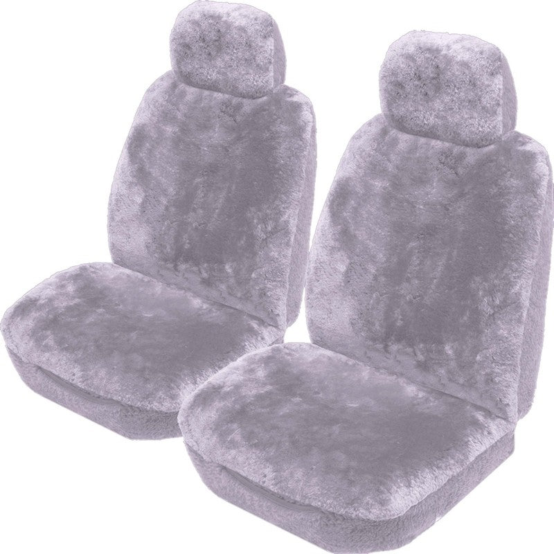 Drover 16mm Sheepskin Universal Size 30 Seat Covers 3 Year Warranty Deploy Safe One Pair