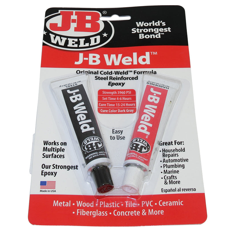 JB J-B Weld World's Strongest Cold Weld Industrial Strength Epoxy Adhesive Glue 8265AUS