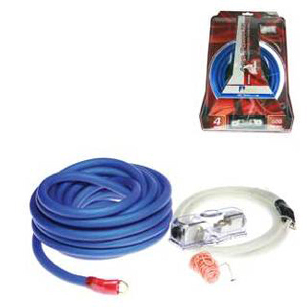 Amplifier Power Install Wiring Kit 800 Watts 4GA MX04 Maxcor