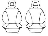 Esteem Velour Seat Covers Set Suits Mazda 626 Wagon 1991-1992 2 Rows