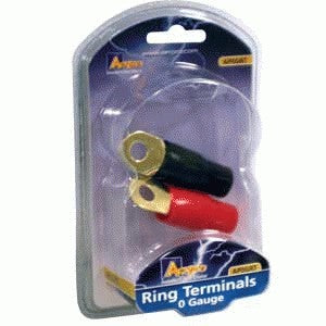 0 Ga Ring Terminal PK 2 1R/1B