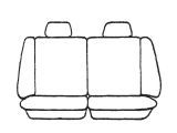 Esteem Velour Seat Covers Set Suits Mazda 626 Super Deluxe 4 Door Sedan 1983-1986 2 Rows