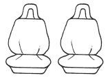 Esteem Velour Seat Covers Set Suits Mazda 929 V6 Deluxe 4 Door Sedan 1992 2 Rows