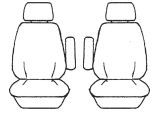 Custom Made Esteem Velour Seat Covers Suits Citroen C3 LTD 4 Door Hatch 2007-On 2 Rows