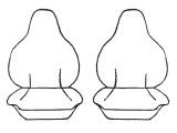 Custom Made Esteem Velour Seat Covers Suits Mazda MX5 2 Door Coupe 1989-1993 1 Row