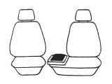 Esteem Velour Seat Covers Set Suits Mazda Traveller E1800 Van 1984-1987 3 Rows