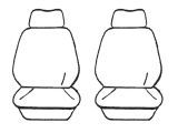 Esteem Velour Seat Covers Set Suits Mercedes 180E Sedan 1992 2 Rows