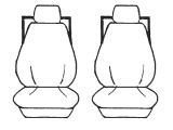 Custom Made Esteem Velour Seat Covers Suits Citroen D Special Deluxe 4 Door Sedan 01/1973-06/1975 2 Rows