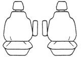 Custom Made Esteem Velour Seat Covers suits Mercedes 500 SEC 2 Door Coupe 1981-1993 2 Rows