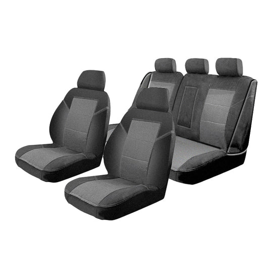 Esteem Velour Seat Covers Set Suits Mercedes C200 C220 C series Sedan 2008-On 2 Rows