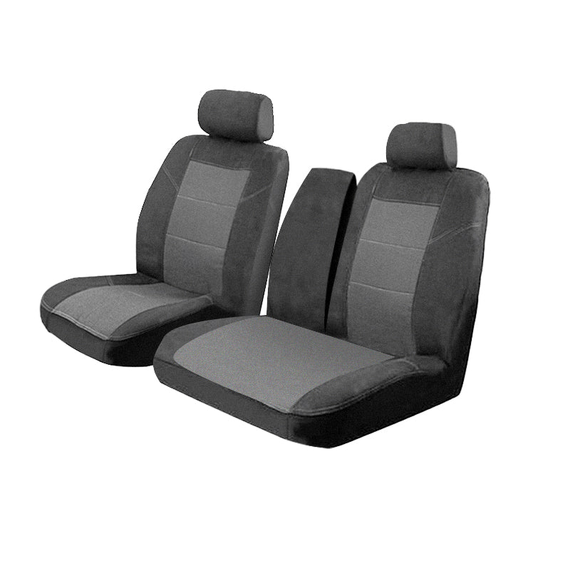 Custom Made Esteem Velour Seat Covers Suits Mitsubishi Canter 3.5T Truck 2005-On 1 Row