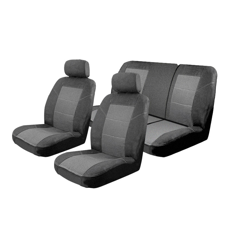 Esteem Velour Seat Covers Set Suits Daewoo Cielo GL 2 Door Hatch 10/1995-1996 2 Rows