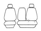 Custom Made Esteem Velour Seat Covers Suits Mitsubishi Canter FB511 Truck 2001-On 2 Rows