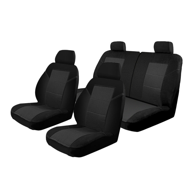 Esteem Velour Seat Covers Set Suits Mitsubishi Colt XLS Hatch 2004-On 2 Rows