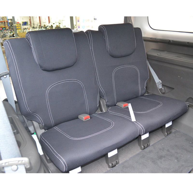 Wet Seat Neoprene Seat Covers Suits Isuzu MU-X Gen 1 LS/M Wagon 2013-5/2021 Black