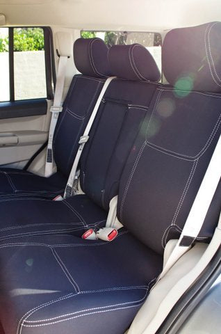 Wet Seat Neoprene Seat Covers Jeep Commander XH Wagon 5/2006-On Black