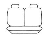 Esteem Velour Seat Covers Set Suits Mitsubishi Nimbus Wagon 1999 3 Rows