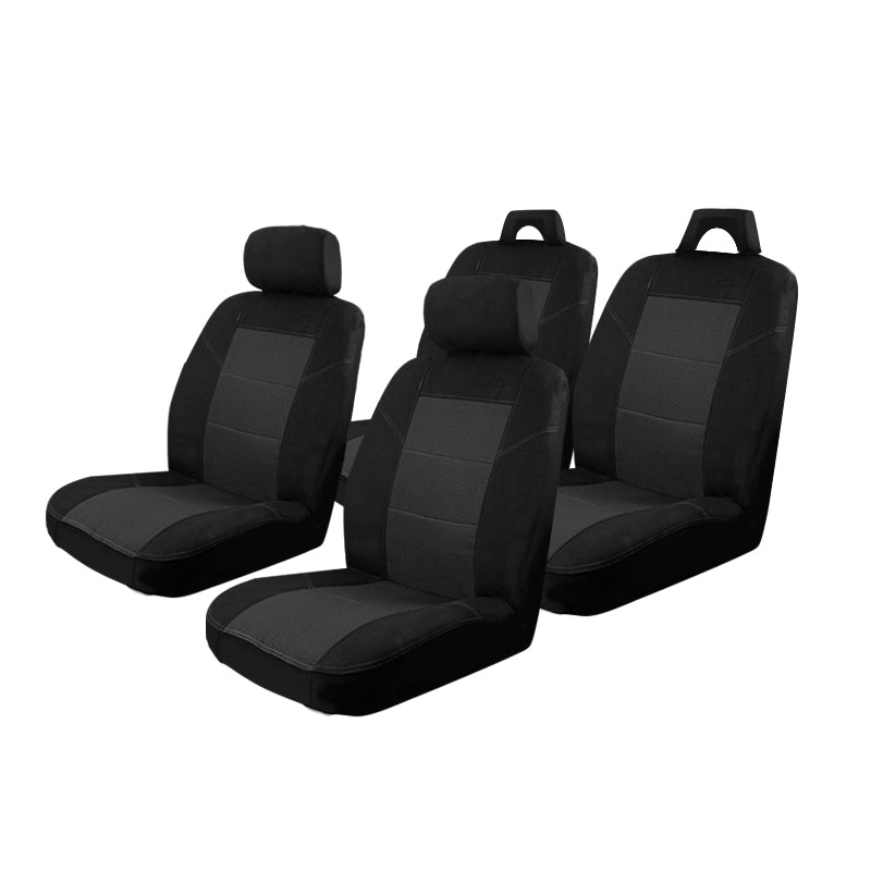 Esteem Velour Seat Covers Set Suits Mitsubishi Outlander 5 Seater 4 Door Wagon 2007 2 Rows