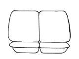 Custom Made Esteem Velour Seat Covers Suits Mitsubishi Pajero LWB V6 3000 GLS Wagon 1991-1997 3 Rows