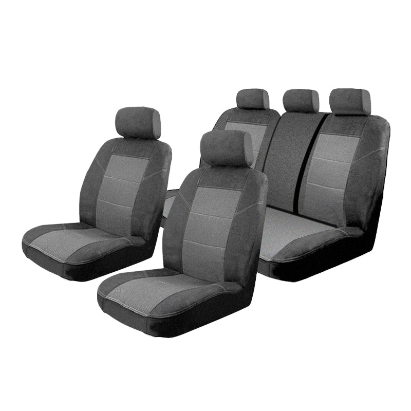 Esteem Velour Seat Covers Set Suits Nissan Micra K13 ST/ST-L 4 Door Hatch 10/2010-On 2 Rows