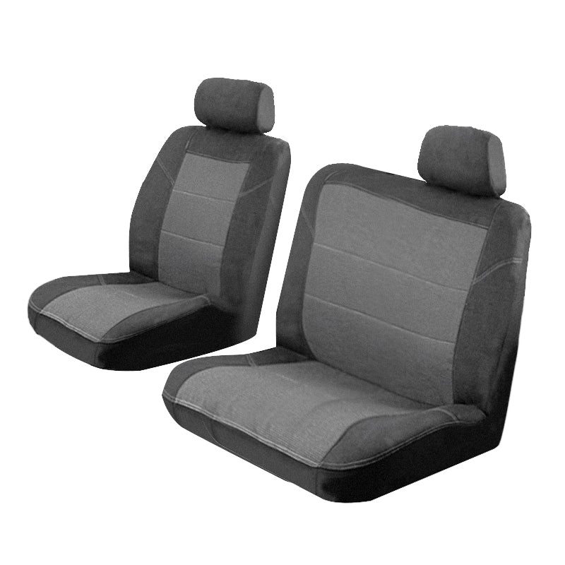 Custom Made Esteem Velour Seat Covers Suits Nissan Navara D40 RX Single Cab 7/2008-2/2015 1 Row