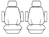 Custom Made Esteem Velour Seat Covers Suits Subaru Forester Wagon 2000 2 Rows