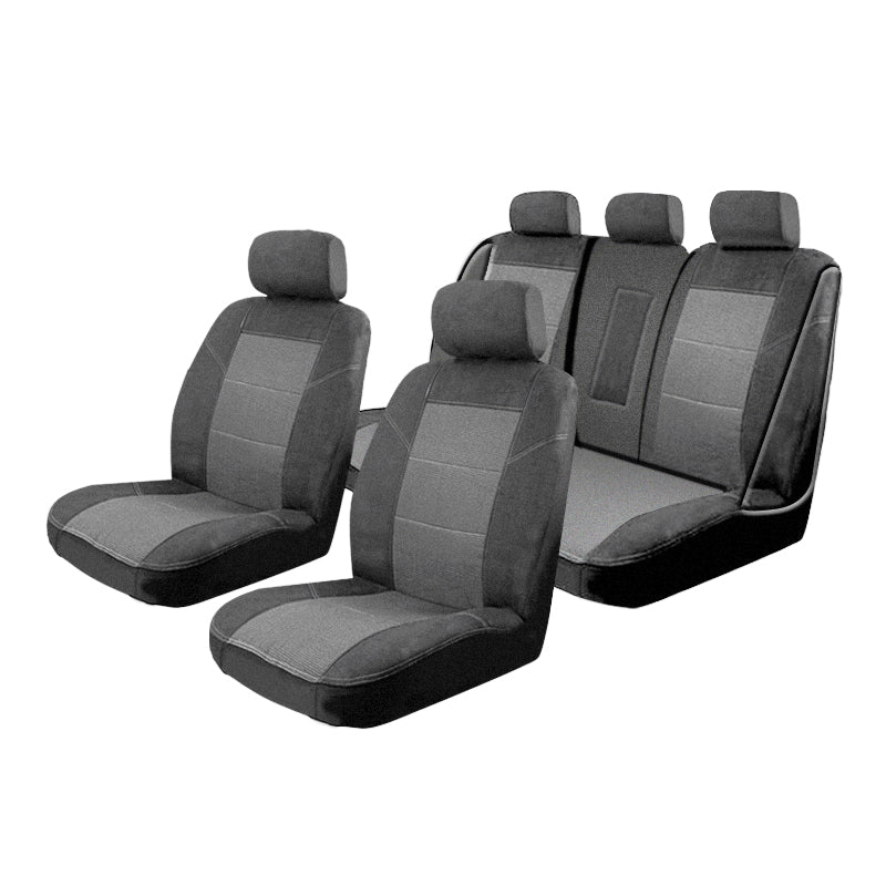 Custom Made Esteem Velour Seat Covers Suits Subaru Liberty 6 Gen MY15 2.5i/2.5i Premium/3.6R 4 Door Sedan 12/2014-On 2 Rows