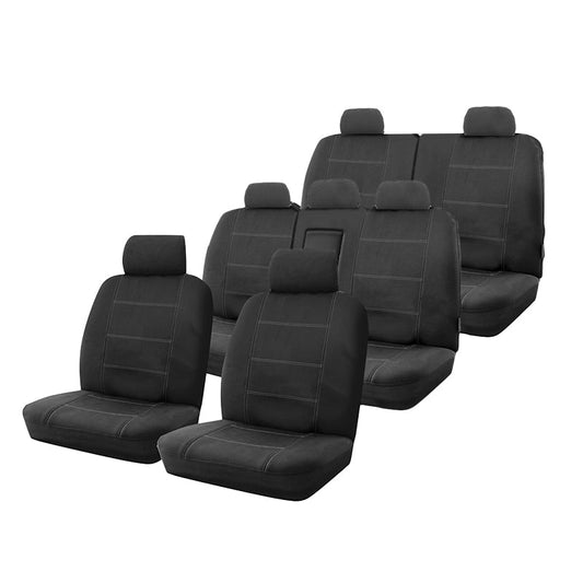 Wet N Wild Neoprene Seat Covers Set Suits Toyota Landcruiser 300 Series GXL 7/2021-On 3 Rows