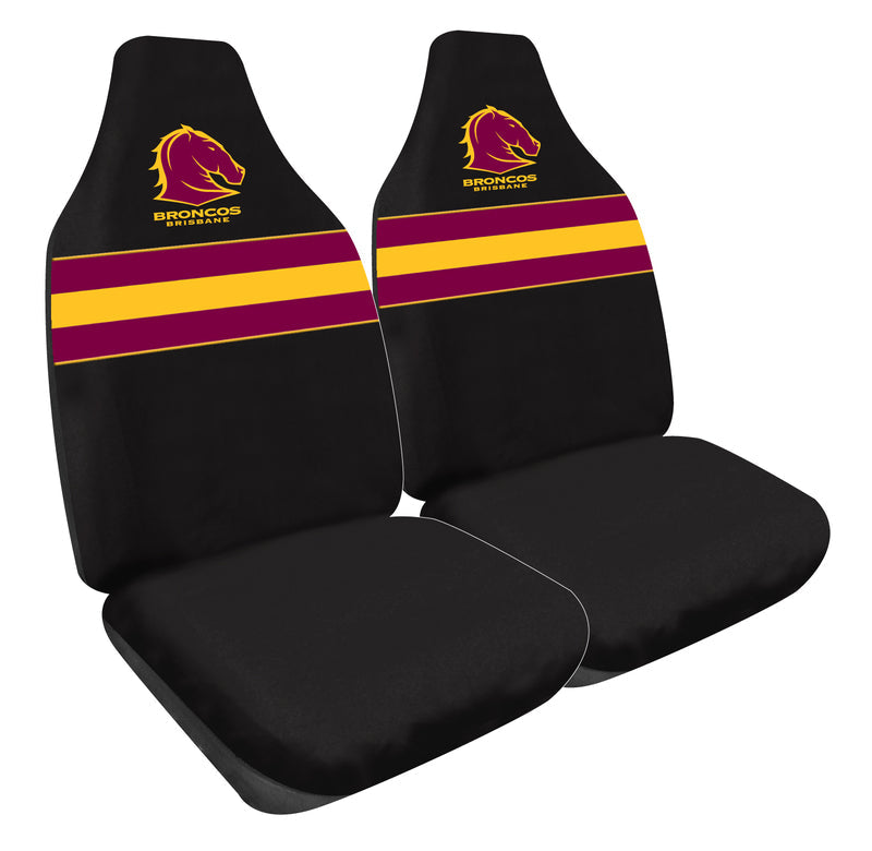 NRL Seat Covers Brisbane Broncos One Pair PPNRLBRO6/2