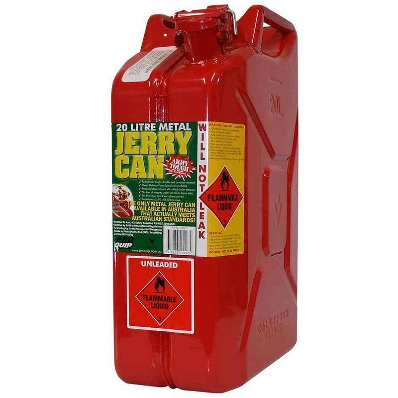 20 Litre Metal Fuel Can - Red Jerry Can 43M1097