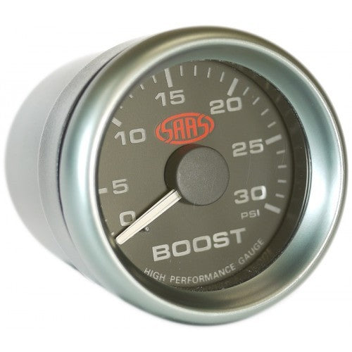 Saas 52mm 2 Inch Car Boost Black Gauge Multi Colour TBD52B 30 PSI Diesel SG-TBD52B