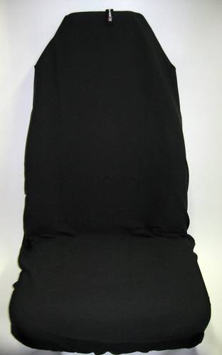 Original AXS Front Seat Cover Plain Black No Logo Single AXSBLA_PLAIN