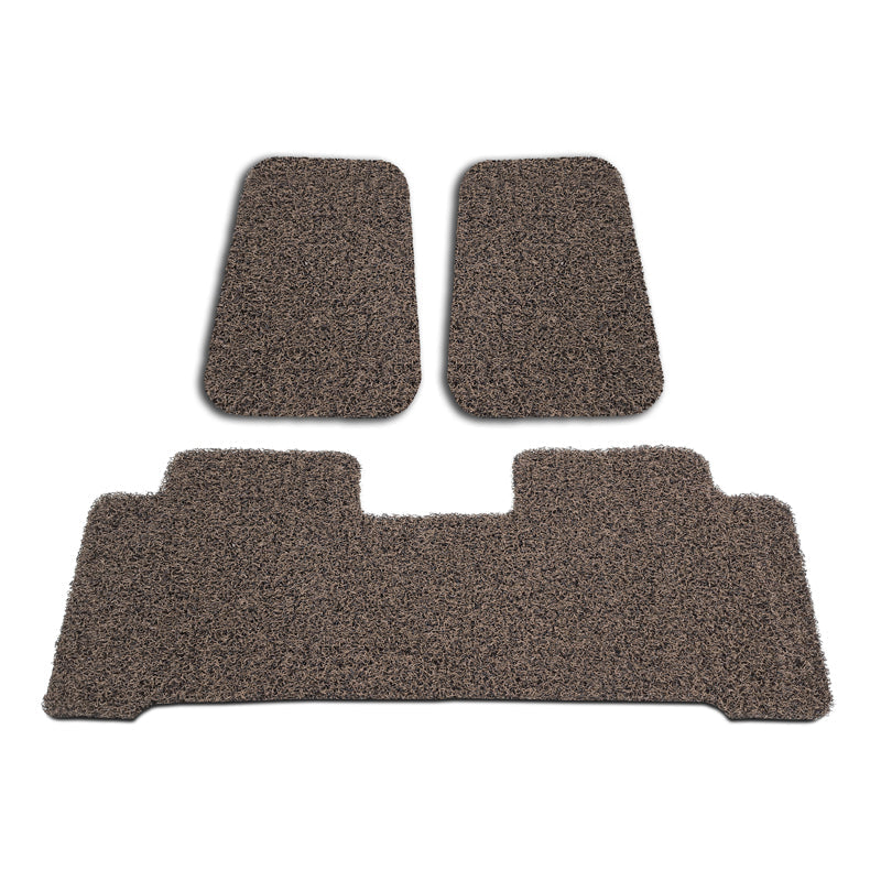 Custom Floor Mats suits Toyota Hilux Manual 8/2015-On Front & Rear Rubber Composite PVC Coil