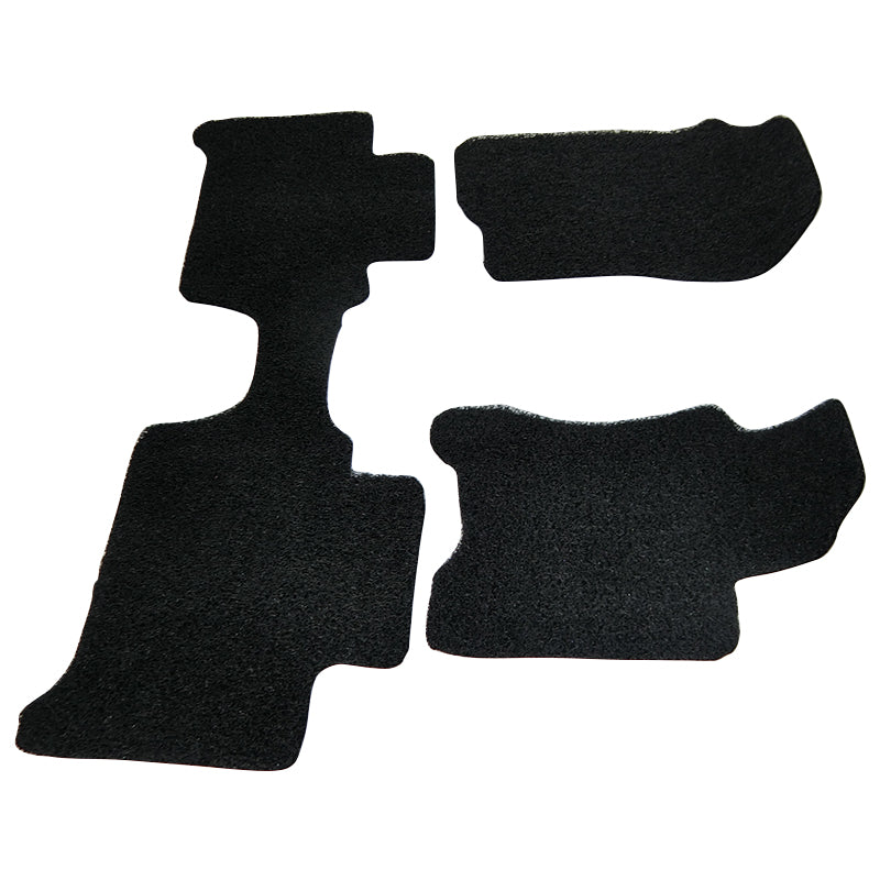 Custom Floor Mats Suits Nissan Navara Dual Cab NP300 2015-On Front & Rear Rubber Composite PVC Coil