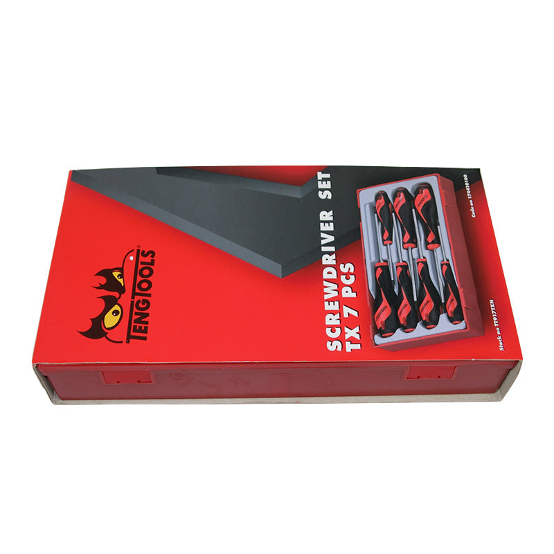 Teng Tools 7pc Mega Drive Driver Set Torx TT917TXN