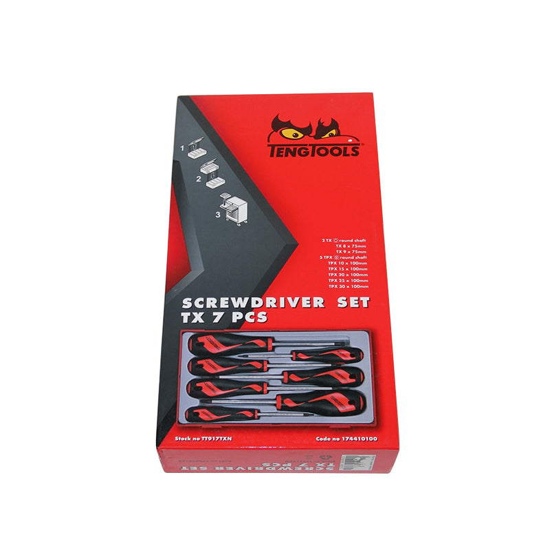 Teng Tools 7pc Mega Drive Driver Set Torx TT917TXN