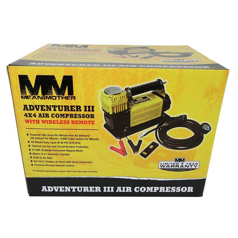 Mean Mother Pro Air Compressor Adventurer 4 180 Litre/ Min MMACA4