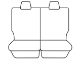 Seat Covers Wet N Wild Neoprene Suits Mitsubishi Outlander 11/2012-7/2021 Deploy Safe Three Rows