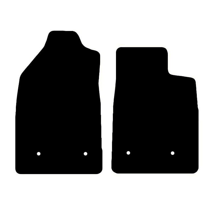 Floor Mats Suits Holden Colorado 7 / RG 10/2014-2/2016 Custom Fit Front Pair