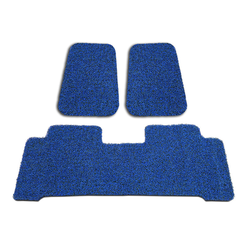 Custom Floor Mats suits Toyota Landcruiser 70 Series Dual Cab 2012-On Front & Rear Rubber Composite PVC Coil