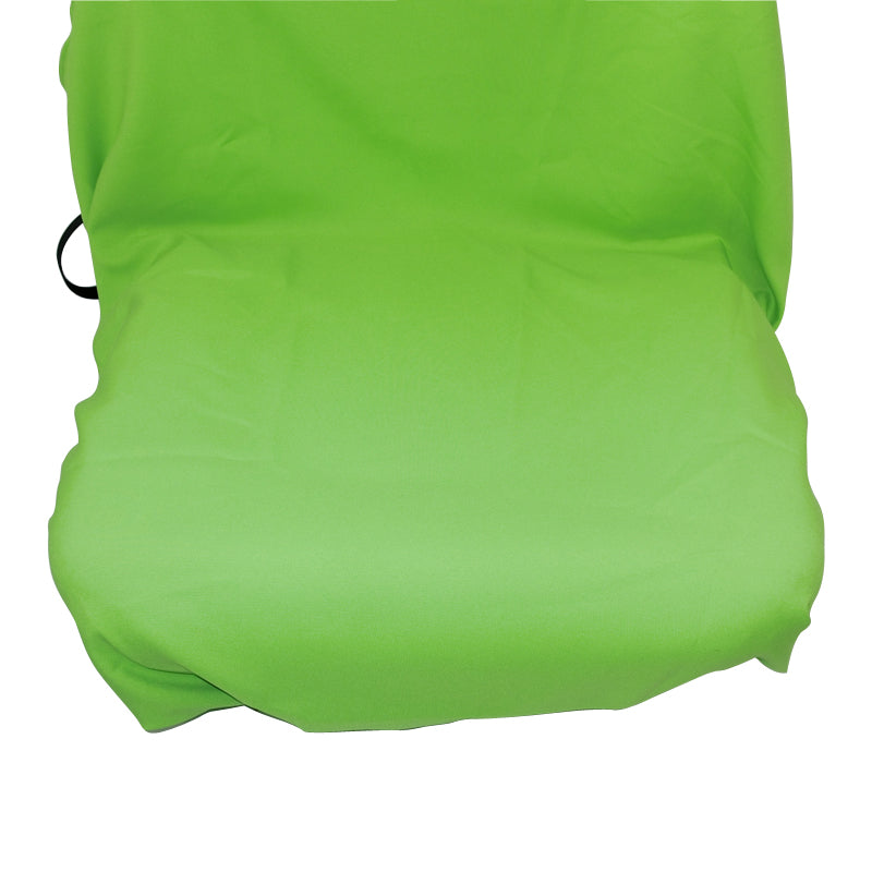 Original AXS Single Front Seat Cover - Lime Green  With Black Embroidered Logo Airbag Safe AXSLIM