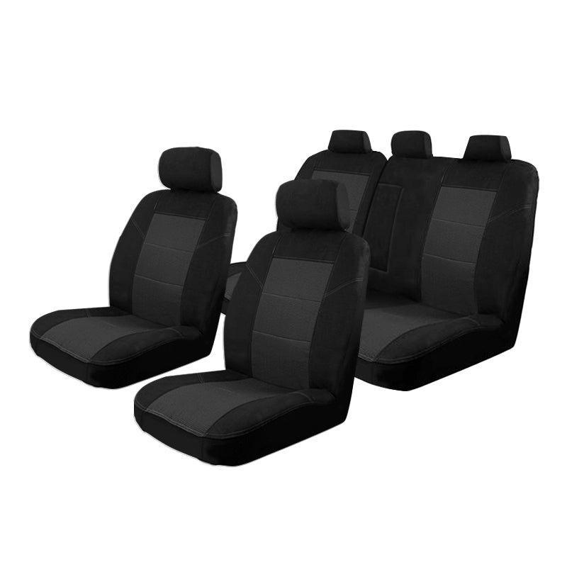 Esteem Velour Seat Covers Set Suits Honda Civic 10th Gen VTi/VTi-S/VTi-L/RS/VTi-LX Sedan 2/2017-On 2 Rows