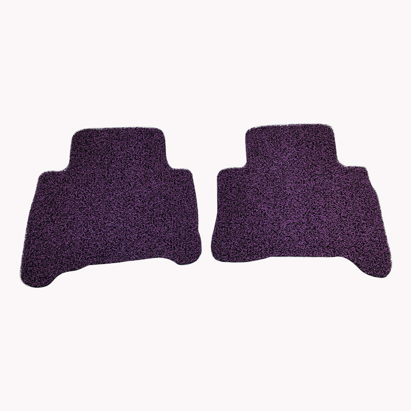 Custom Floor Mats suits Toyota Prado 150 2013-7/2024 Front & Rear (Auto Trans) Rubber Composite PVC Coil Set of 4 Purple