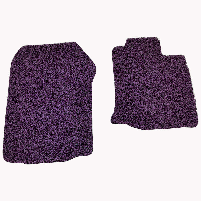 Custom Floor Mats suits Toyota Prado 150 2013-7/2024 Front & Rear (Auto Trans) Rubber Composite PVC Coil Set of 4 Purple