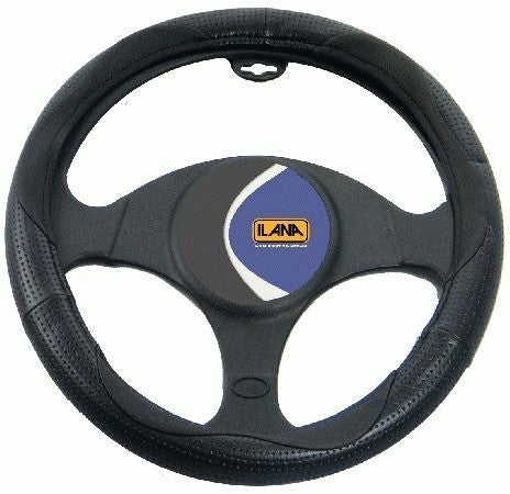 Xtreme Steering Wheel Cover Medium Size Black 15 Inch 390 mm