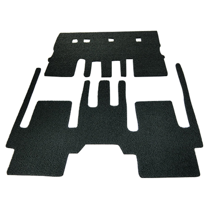 Custom Floor Mats Suits Kia Carnival YP 2/2015-8/2020 Front, Middle & Rear Rubber Composite PVC Coil