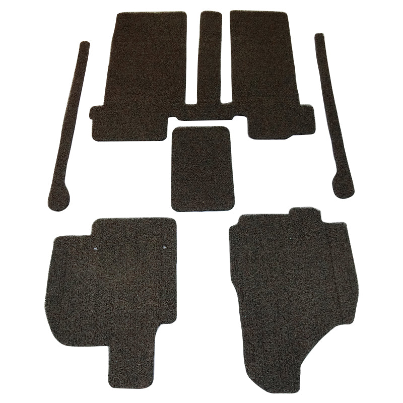 Custom Floor Mats suits Toyota Tarago 8 Seater XR50 2006–2019 Full Set Rubber Composite PVC Coil