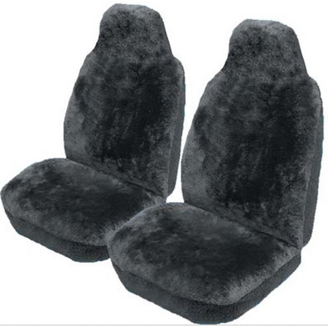 Rivergum 20mm Sheepskin Seat Covers 4 Years Warranty Pair Size 25 Deploy Safe