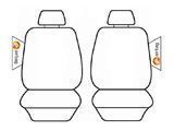 Esteem Velour Seat Covers Set Suits Subaru Impreza G5 2.0i/2.0i-L/2.0i Premium/2.0i-S 4 Door Hatch 11/2016-On 2 Rows